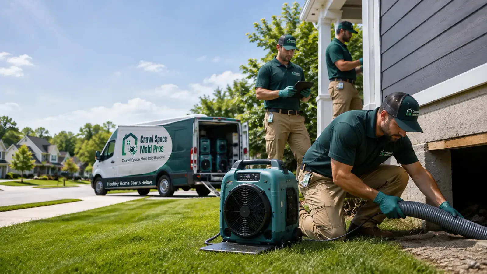 Crawl Space Mold Removal in Hampton, NH